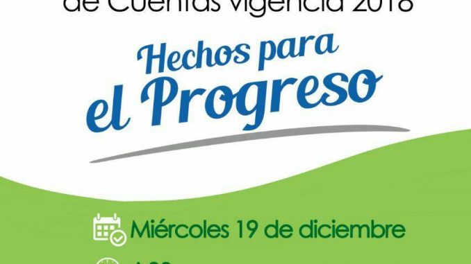Rendición de Cuentas Sonsón Progresa