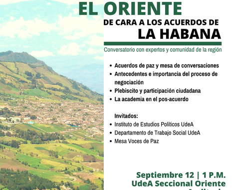 El Oriente de Cara a los Acuedos