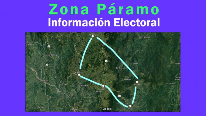 información-Electoral Zona Páramo
