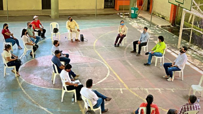 Socialización - Nuevo alcantarillado en Jerusalén