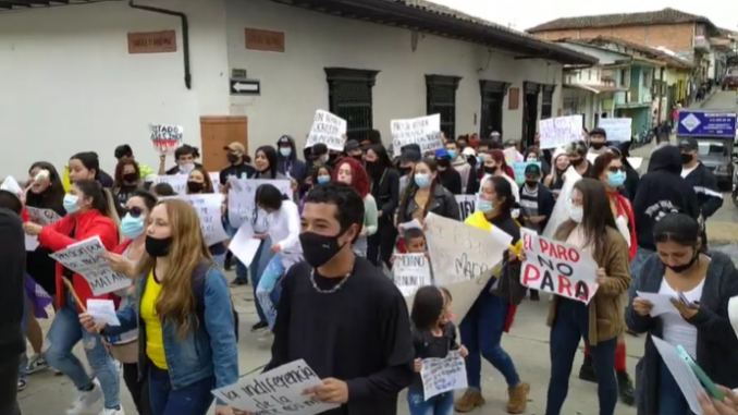 Protesta Sonsón