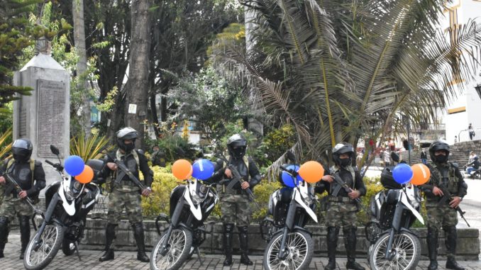Motos Yamaha Ejército Nacional Sonsón
