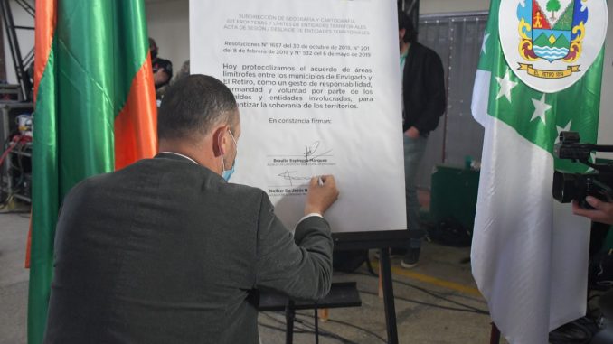 Firma Acuerdo Áreas Limítrofes
