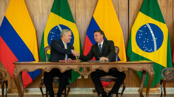 Brasil y Colombia