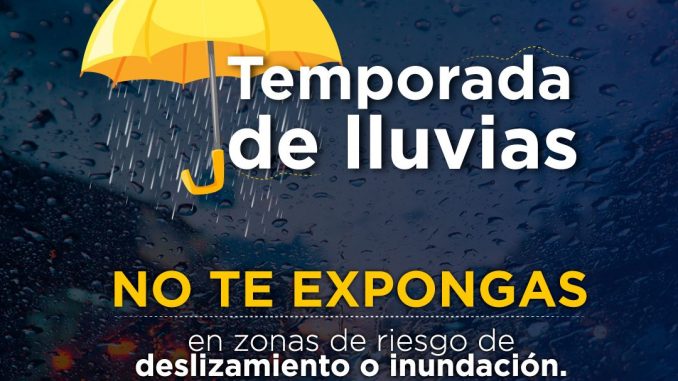 Recomendaciones temporada de lluvias