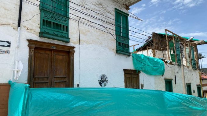 Casa patrimonial en ruinas