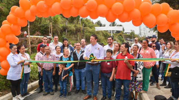 Innauguración de la vía Cristo en Rey Abejorral, Antioquia