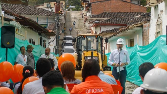 Pavimentación calles Abejorral