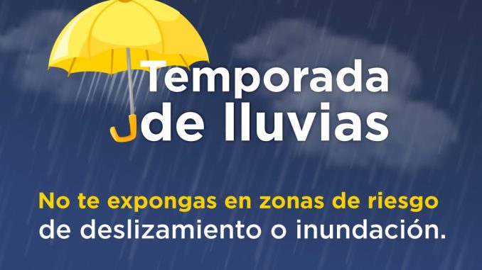 Recomendaciones temporada de lluvias