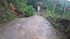 Fuertes lluvias en Abejorral dejan más de cinco vías interrumpidas
