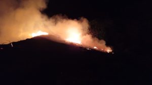 Autoridades de Abejorral controlan incendio forestal tras quema agrícola