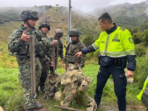 Acción conjunta permitió el decomiso de caninos sin control y la captura de una persona por porte ilegal de armas en Sonsón