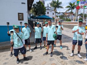 La llama olímpica de los 75 años de la Industrial de Sonsón ya recorre el Oriente antioqueño
